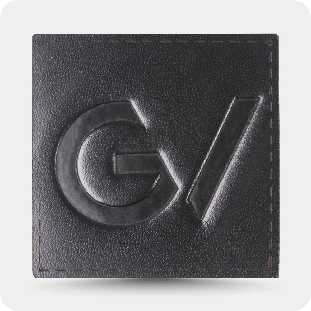 Leather Debossed Patch GV
