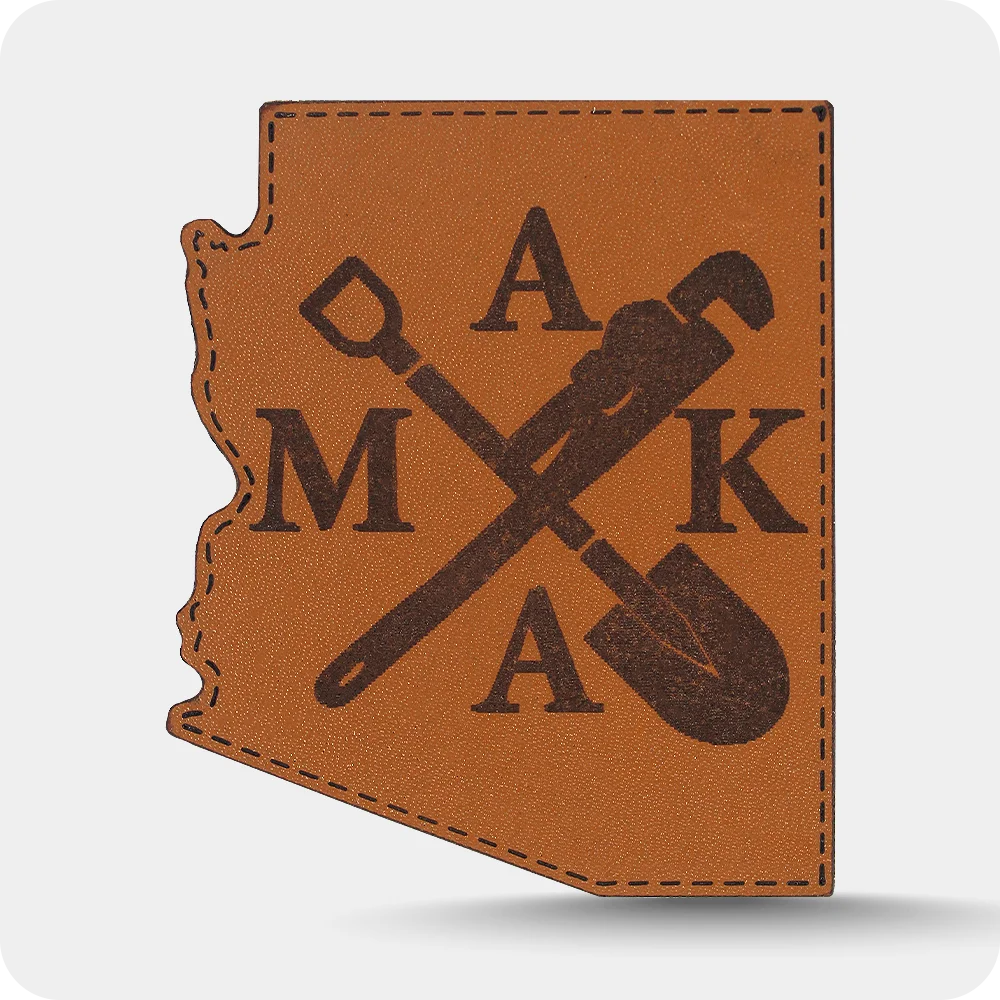 Leather Engraving Patch AMAK