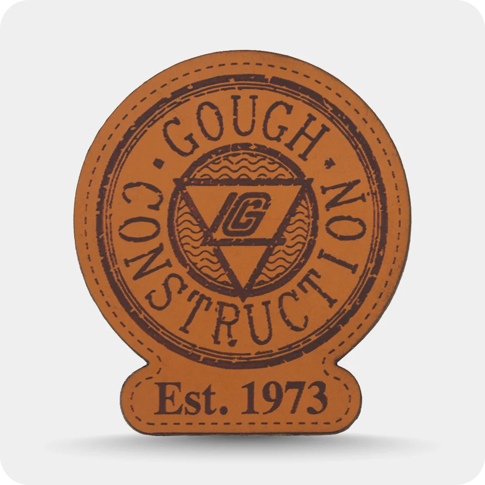 Leather Engraving Patch gough