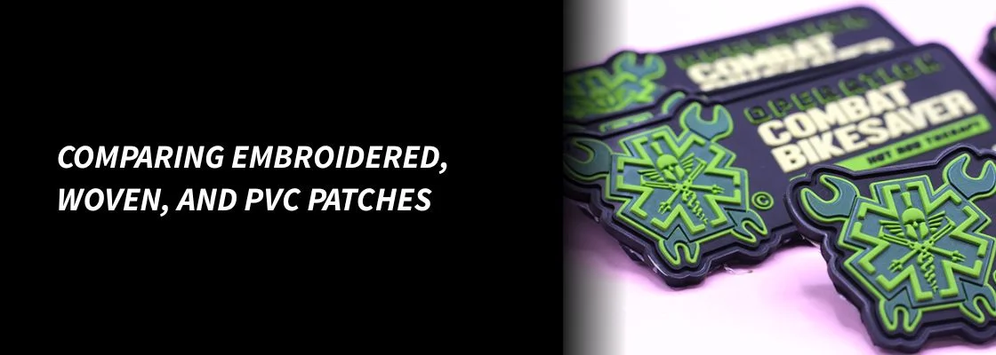 Comparing Embroidered, Woven, and PVC Patches
