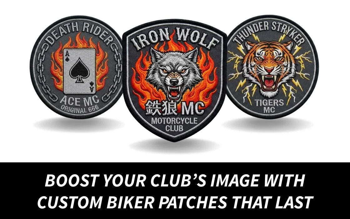 Boost Your Club’s Image With Custom Biker Patches That Last