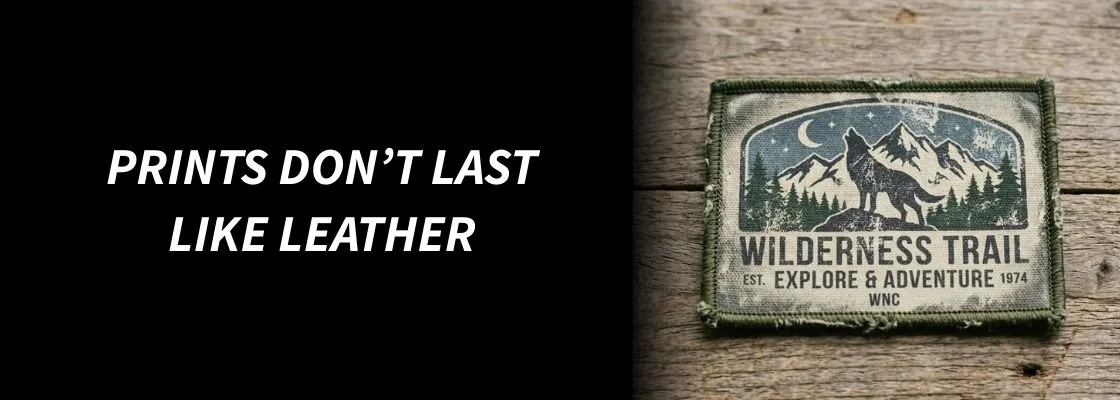 Prints Don’t Last Like Leather