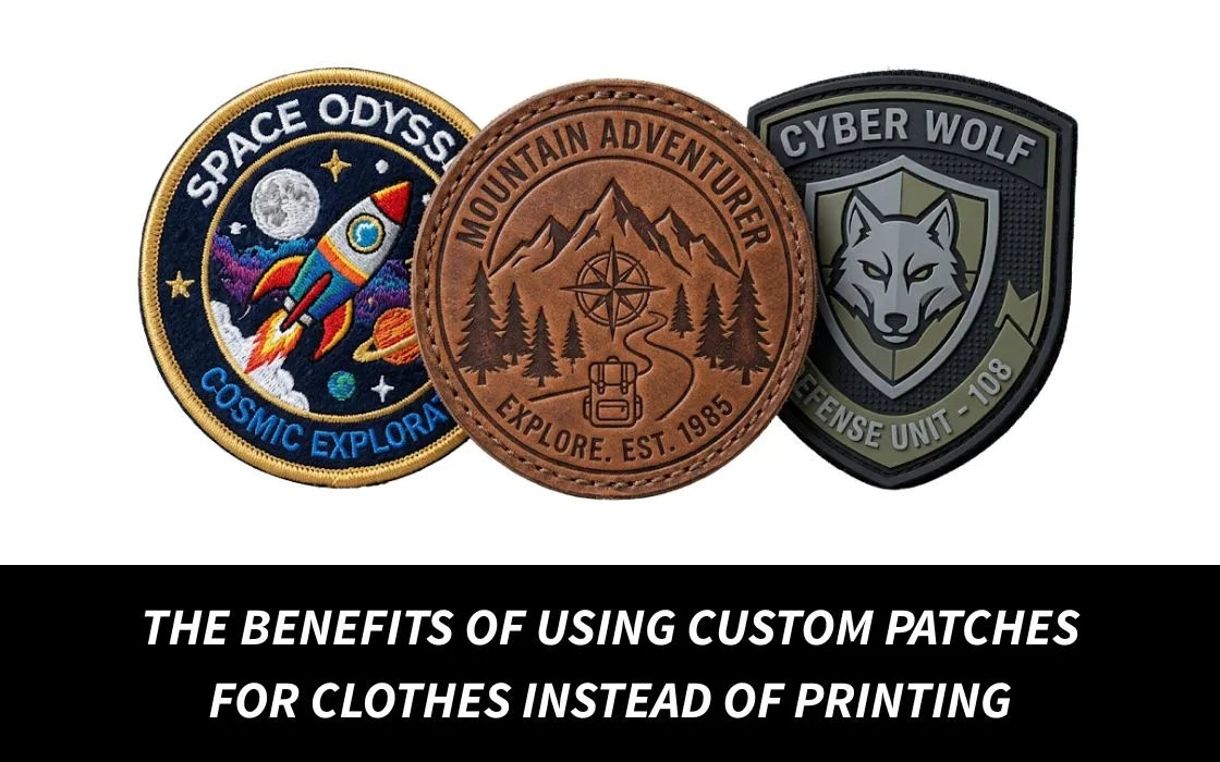 The Benefits of Using Custom Patches for Clothes Instead of Printing