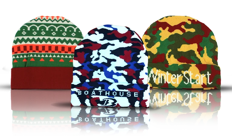 Custom beanies responsive